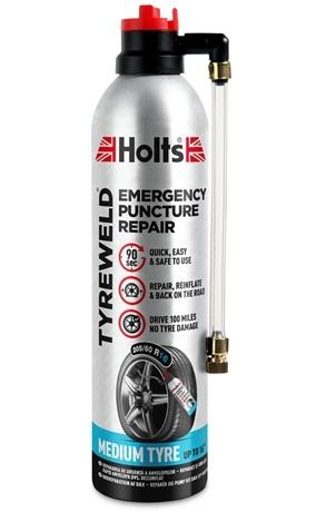 Spray pentru reparații anvelope HOLTS TYREWELD Emergency Puncture Repair HREP0054A, 400 ml, compatibil cu roți de până la 16 inch