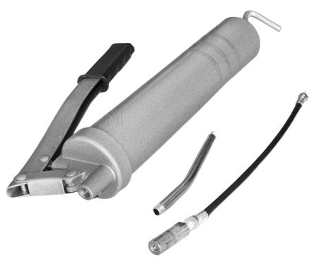 Pompa de gresare manuală MVM LGG000 cu furtun flexibil și conductă de oțel
