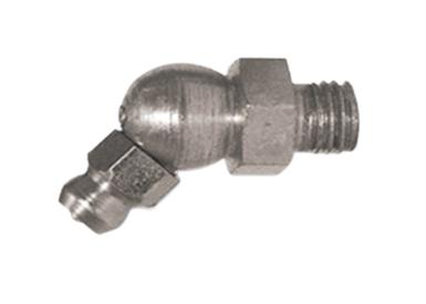 Capăt unghiular pentru gresor 45 de grade MVM LGN011, M8, metal