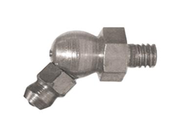 Capăt gresor unghiular 45 grade MVM LGN021, M10, metalic