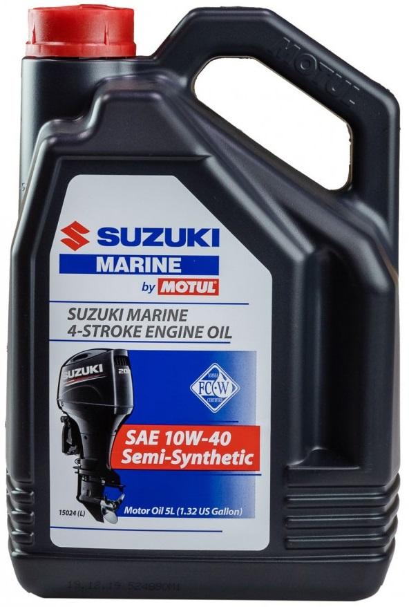 Ulei pentru motor marin Suzuki MOTUL 4T 10W40, 5 litri, semi-sintetic