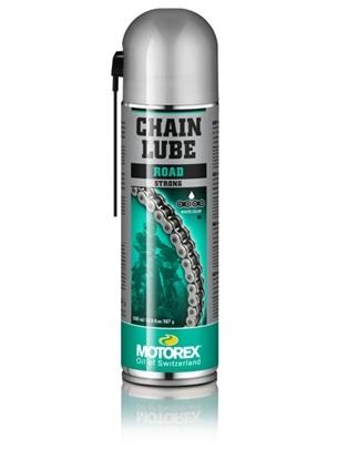 Spray de ungere pentru lanț MOTOREX Chainlube Road Strong MTR 302347, 500 ml, alb