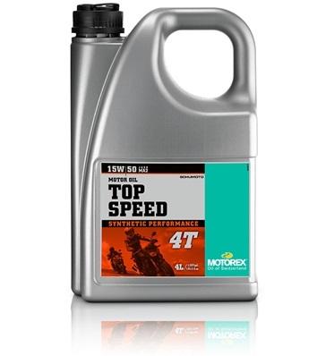 Ulei motor sintetic MOTOREX Top Speed 4T 15W50, 4 litri, cod MTR 304975