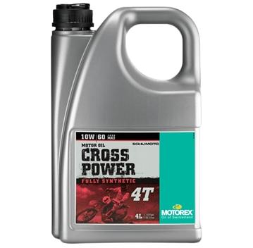Ulei motor sintetic MOTOREX Cross Power 4T 10W60, 4 litri
