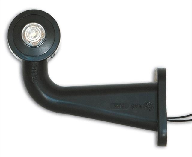 Lampa de gabarit LED înclinată pentru trailer, partea dreaptă, model BORG HICO OBR108P, versiune lungă