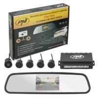 Set de 4 senzori de parcare cu afișaj în oglindă și cameră de marșarier PNI P05