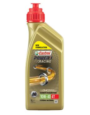 Ulei motor sintetic pentru 4 timpi CASTROL POWER 1 RACING 4T 10W40, 1 litru, cod 14E94A