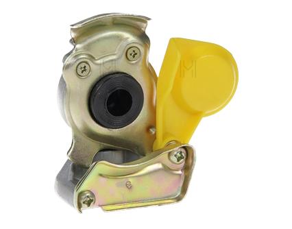 Cuplă de aer cu supapă MVM PBC014, M16, galbenă
