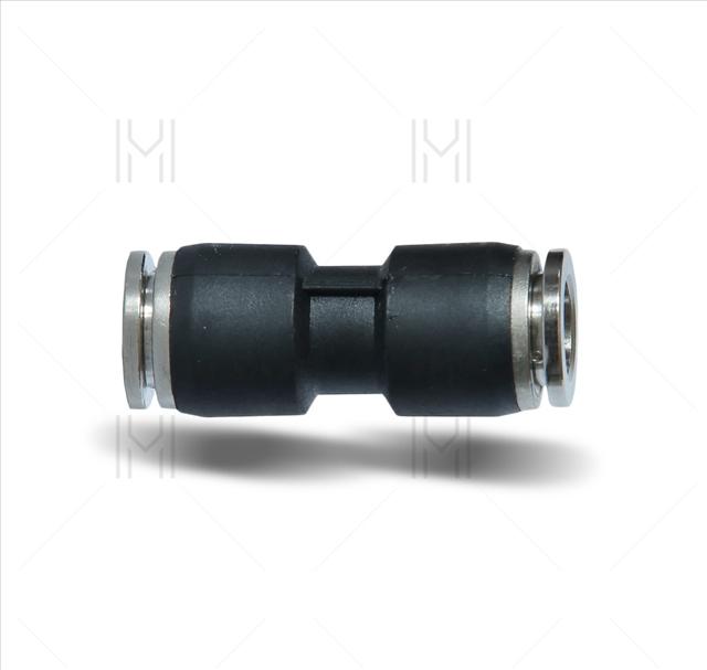 Conector pentru aer comprimat MVM PPC102, metal/plastic, 6 mm, drept
