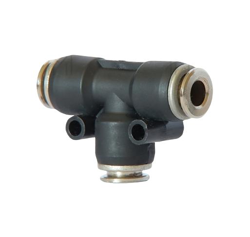 Conector T pentru aer comprimat MVM PPC142, 6 mm, metal/plastic