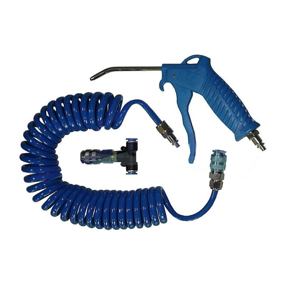 Pistol pneumatic pentru curățarea cabinei HICO PPM009, diametru 6 mm, culoare albastră