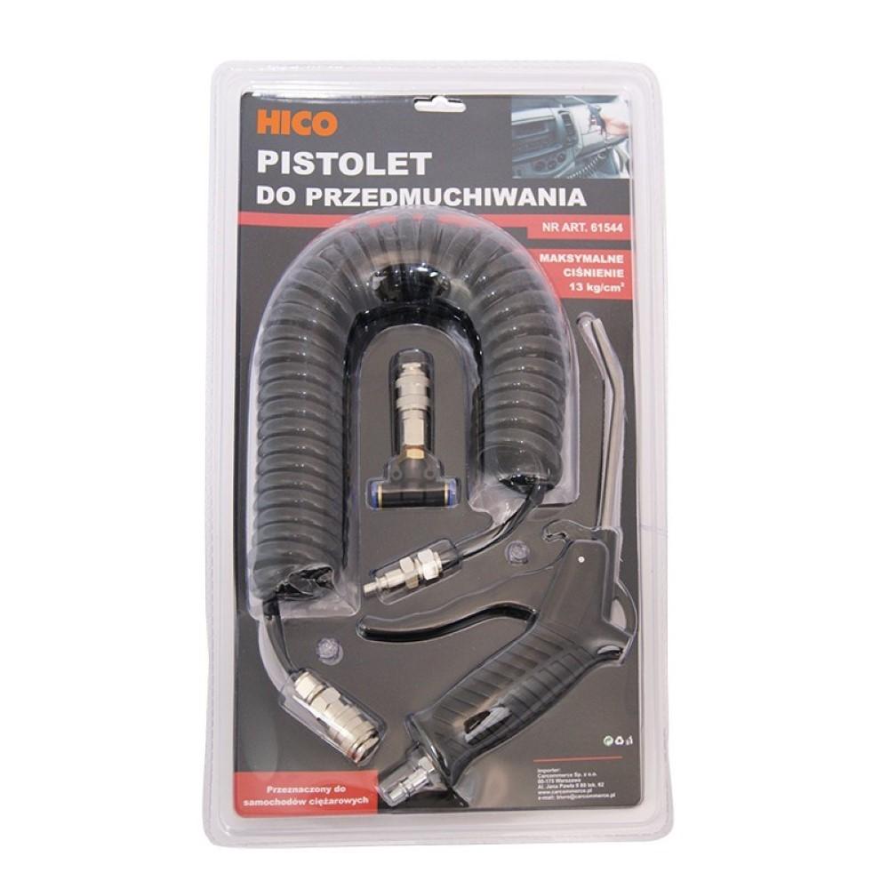 Pistol cu aer pentru curățarea cabinei HICO PPM019, diametru 8 mm, culoare neagră