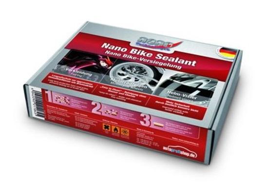Set tratament hidrofob pentru carenaj, roți și vizieră PROTEC Nano Bike Sealant PRO21188, destinat motocicletelor