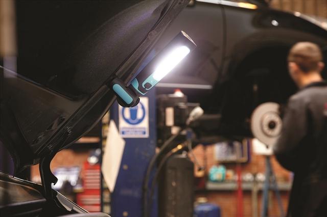Lampă de Inspecție cu LED REIL3600HP, Rotire 360°, Cârlig de Agățare și Magnet Ring Automotive