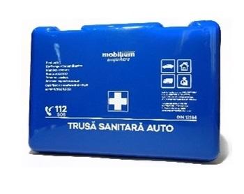 Kit medical auto AD AutoTotal RO00079, DIN 13164, pentru prim ajutor, autorizat RAR, valabilitate 5 ani