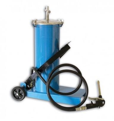 Pompa manuală de gresare cu pedala BORG HICO SMR001, 6 kg, albastră