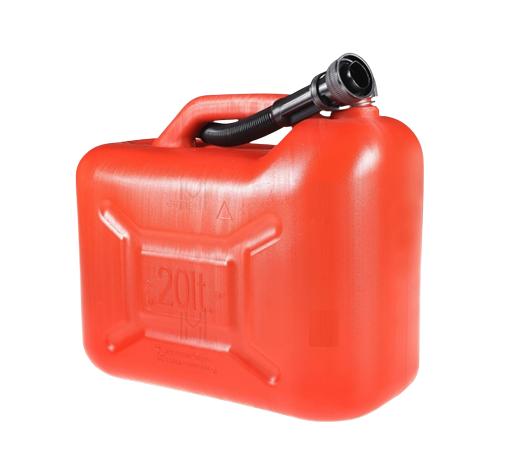 Canistră pentru combustibil din plastic MVM TPC003, 20 litri, culoare roșie