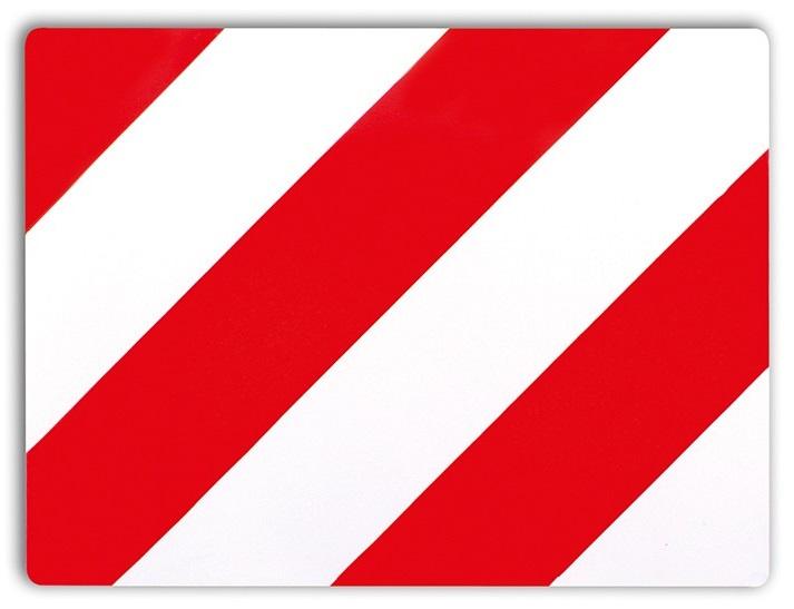 Plăcuță semnalizare transport agabaritic BORG HICO TWY016L, 40 x 30, stânga