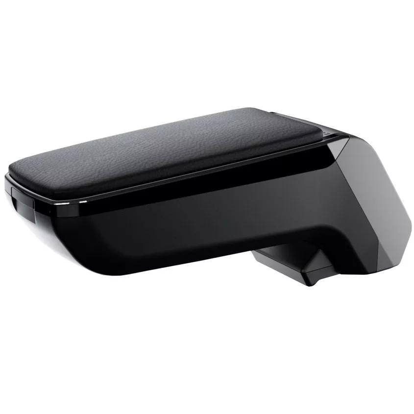 Cotiera auto RATI Armster S V00628, piele ecologică neagră, cu kit complet de montaj, compatibilă cu Fiat Doblo (2010-2015) și COMBO (2012-2017)