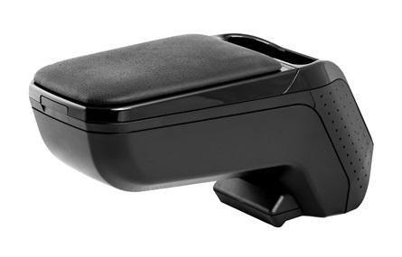 Cotieră auto rabatabilă RATI Armster 2 V01204RA, capac din piele ecologică, negru, fără buzunar, compatibilă cu Volkswagen Golf VII, 2012-2019