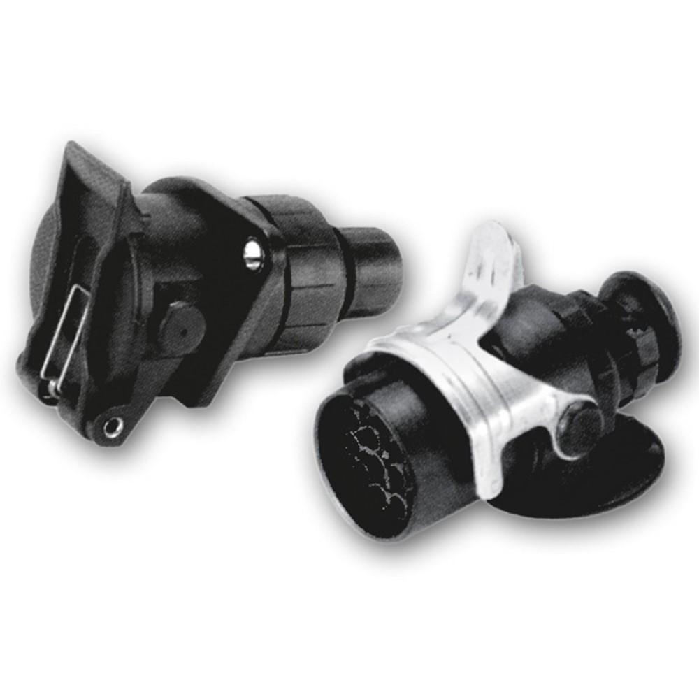 Conector electric auto HICO WGN010, 24V, 5 pini, ABS