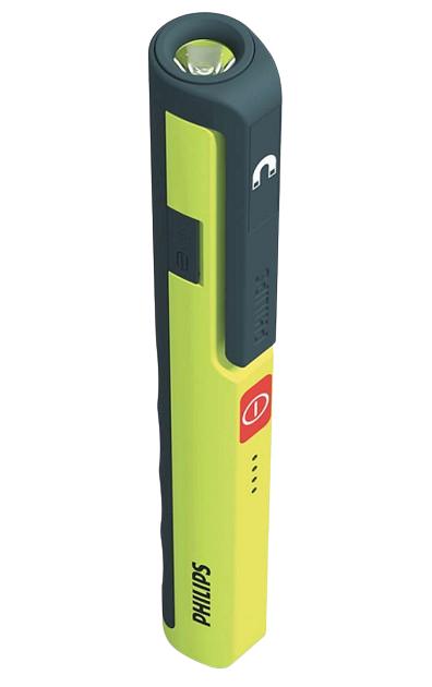 Lampa de inspecție tip stilou cu LED PHILIPS XPERION 6000 PENLIGHT X60PENX1, 2W, 200 lumeni, 3.7V, baterie Li-ion 1200 mAh, încărcare USB-C