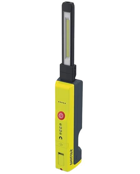 Lampa de lucru cu LED PHILIPS Xperion 6000 Slim, 5W, 180-500 lumeni, IP54, 3.7V, 2600 mAh, alimentare USB-C
