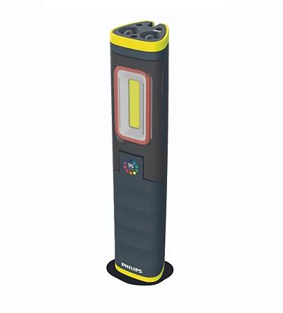 Lampa de lucru cu LED PHILIPS XPERION 6000 UV PILLAR, 5W, 500 lumeni, baterie Li-ion 4400 mAh, încărcare USB-C