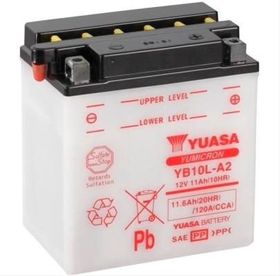 Acumulator Moto YUASA YB10L-A2 12V 11Ah 120A (DC - Fără Acid)