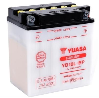 Acumulator Moto 12V 12Ah 165A YB10L-BP (Fără Acid) - Yuasa