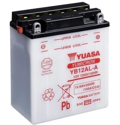 Acumulator Moto Yuasa YB12AL-A 12V 12Ah 150A (DC - Fără Acid)