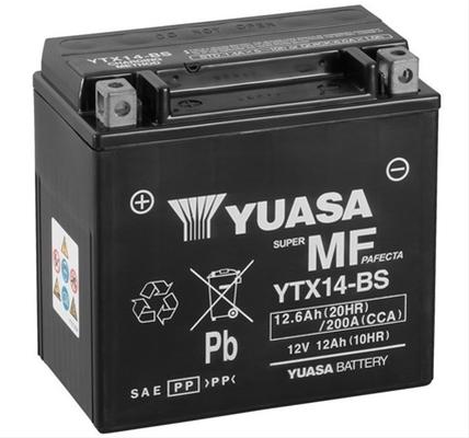 Acumulator Moto YUASA YTX14-BS 12V 12Ah 200A (CP)