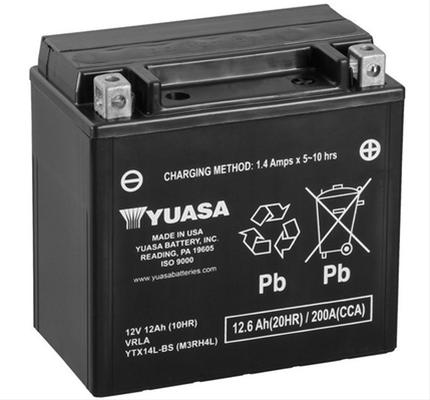 Acumulator Moto YUASA 12V 12Ah 200A (CP) YTX14L-BS