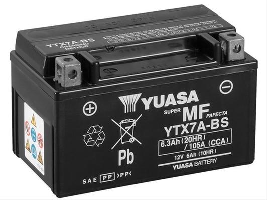 Acumulator Moto YUASA YTX7A-BS 12V 6Ah 105A (CP)