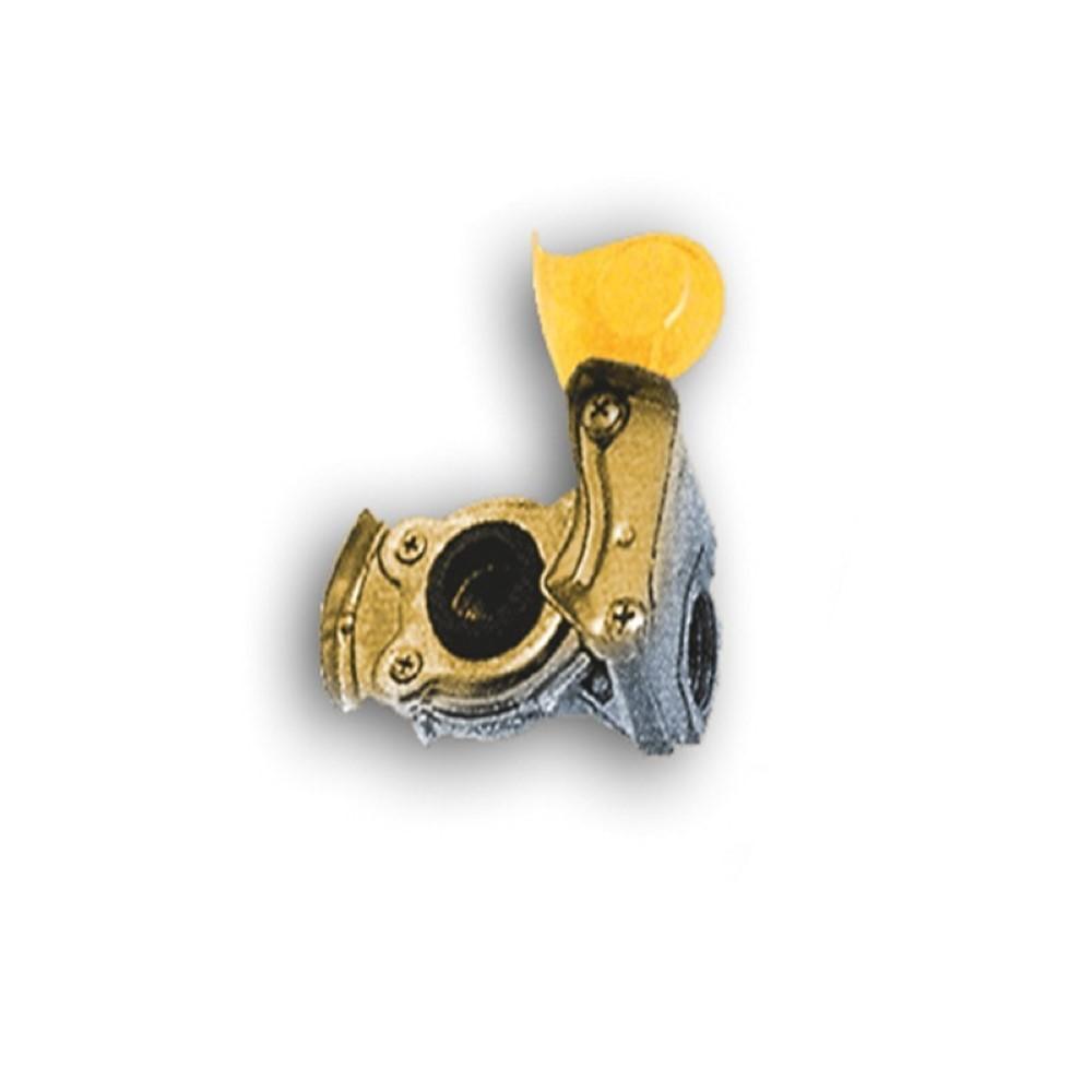 Set cuplă cu supapă HICO ZPN006, M16, culoare galbenă