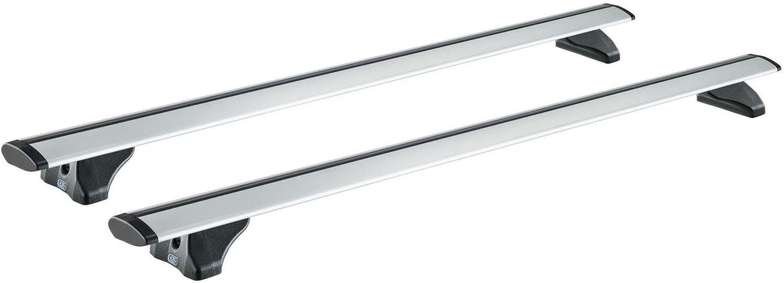 Set 2 bare transversale aerodinamice CRUZ Airo FIX 118 cm, profil aluminiu cu picioare integrate, model CZ925-703