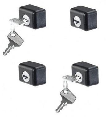 Set de 4 butuci cu cheie CRUZ CZ932-034, compatibil cu modelele de bază Cruz ST SR+, profil 30 x 20 mm