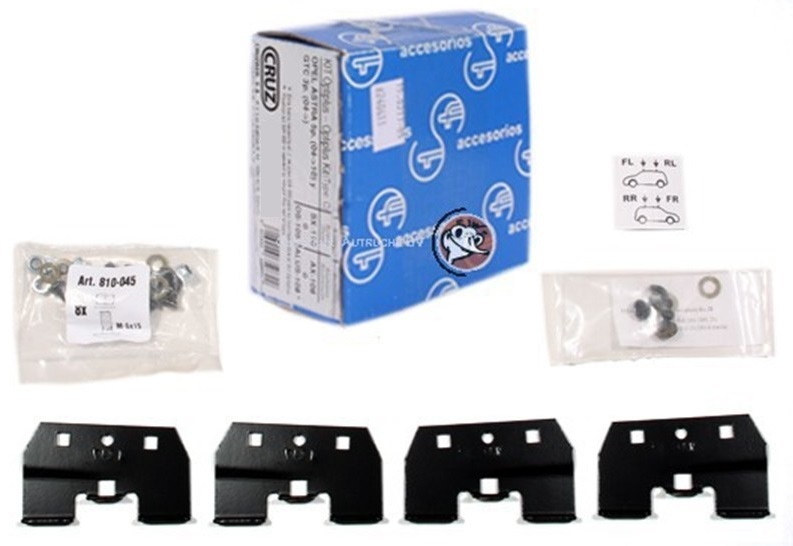 Kit de Montare Optiplus pentru Bare Transversale Peugeot 208 5 Uși (2012 și mai noi)
