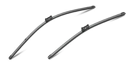 Set ștergătoare parbriz DENSO Flat Blade DF-102, lungime 650 mm, lamă lată