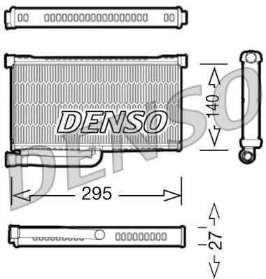 DENSO DRR02004, Schimbător de căldură pentru încălzirea habitaclului - RESIGILAT