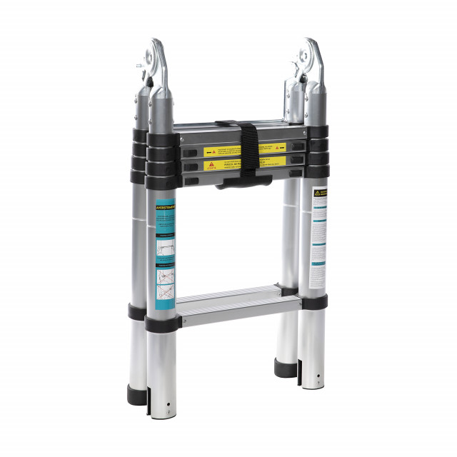Scară telescopică dublă 3,2m - 10 trepte