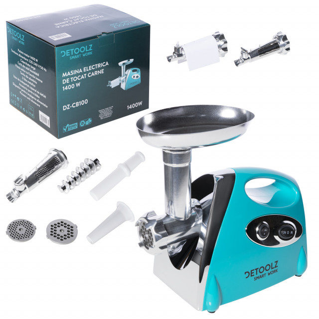 Mașină electrică de tocat carne Detoolz 1400W