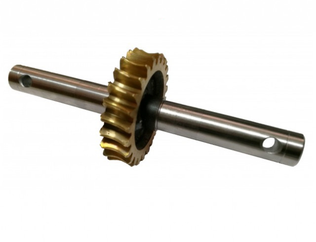 Pinion bronz cu ax pentru Szentkiraly motosapă/motocultor 1:28