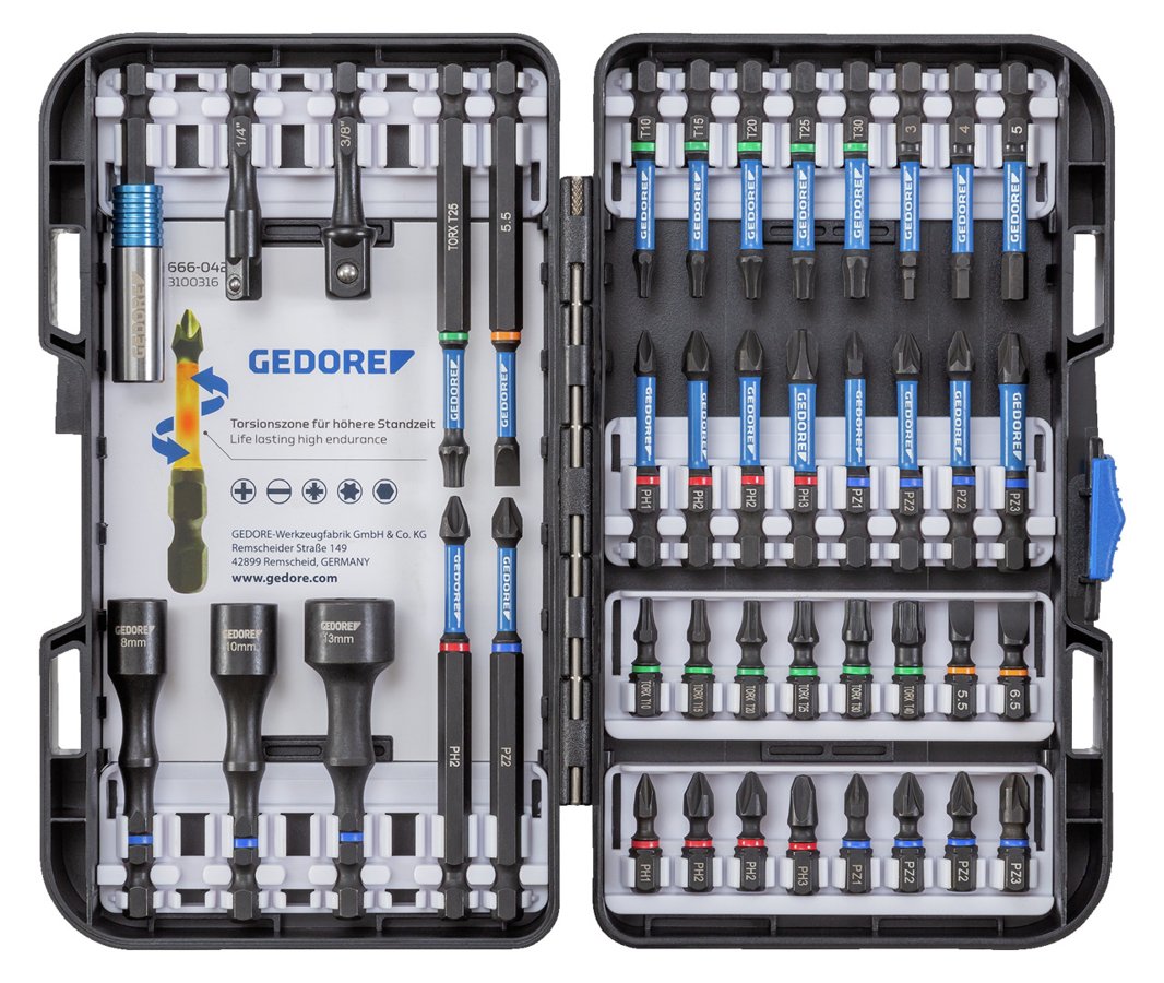 Set de 42 Biți de Torsiune S2 - GEDORE GED666-042