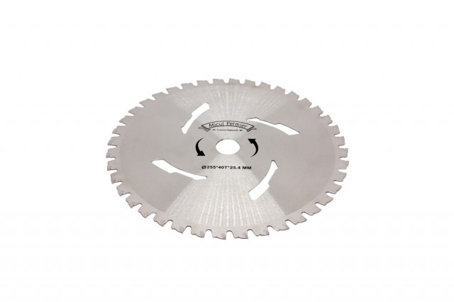 Disc tăietor motocoasă 255x40Tx25.4mm (pentru arbuști)