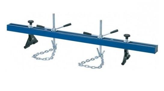 Suport Traversa Motor Garage Meister GM50840, Capacitate 500 kg, Înălțime Reglabilă 0-205 mm, Lungime 1500 mm, cu 2 Ancore