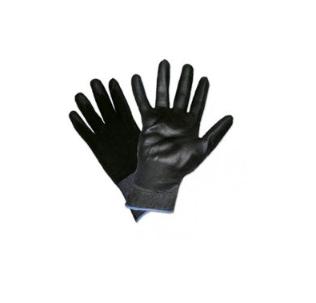 Mănuși de lucru GARAGE MEISTER 51642N, cu palmă întărită din poliuretan, culoare neagră, mărimea 9