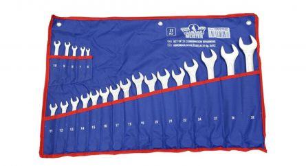 Set de 21 Chei Combinate Garage Meister GM51890, Dimensiuni 6-32 mm, Husă din Tetron