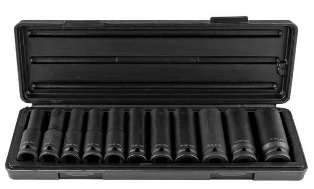 Set de 11 Chei Tubulare de Impact Hexagonale de 12 mm - Garage Meister GM52342