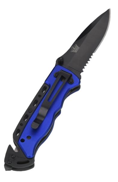 Cuțit Pliabil Garage Meister GM52786, Lamă de 80 mm, Oțel Inoxidabil, cu Sistem de Blocare